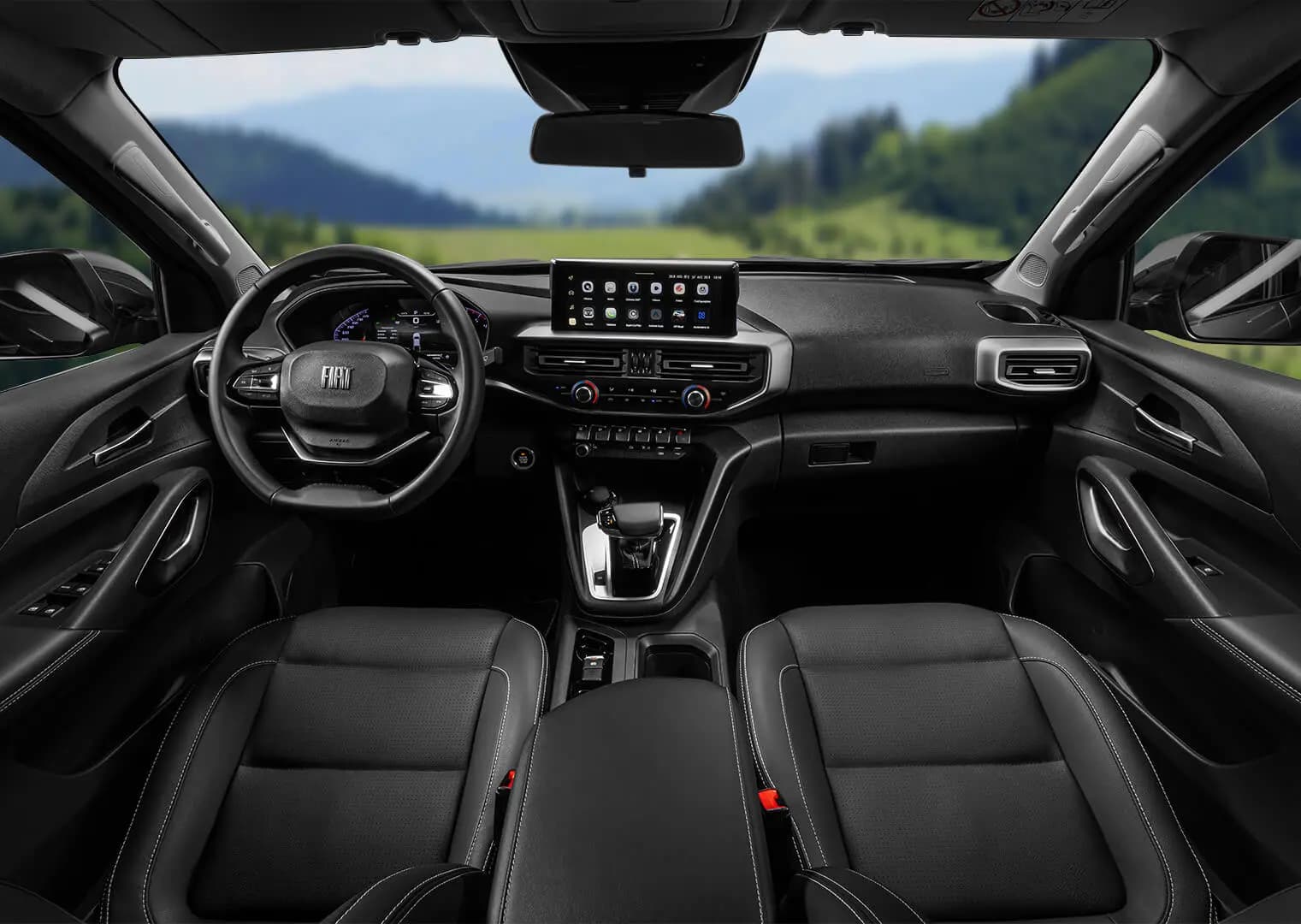 Fiat Titano Endurance MT interior - Asientos de tela