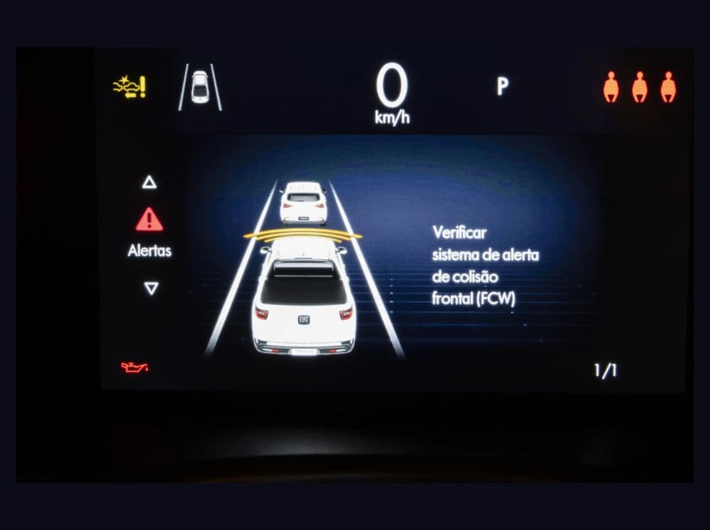 Fiat Toro Freedom interior - Tablero digital
