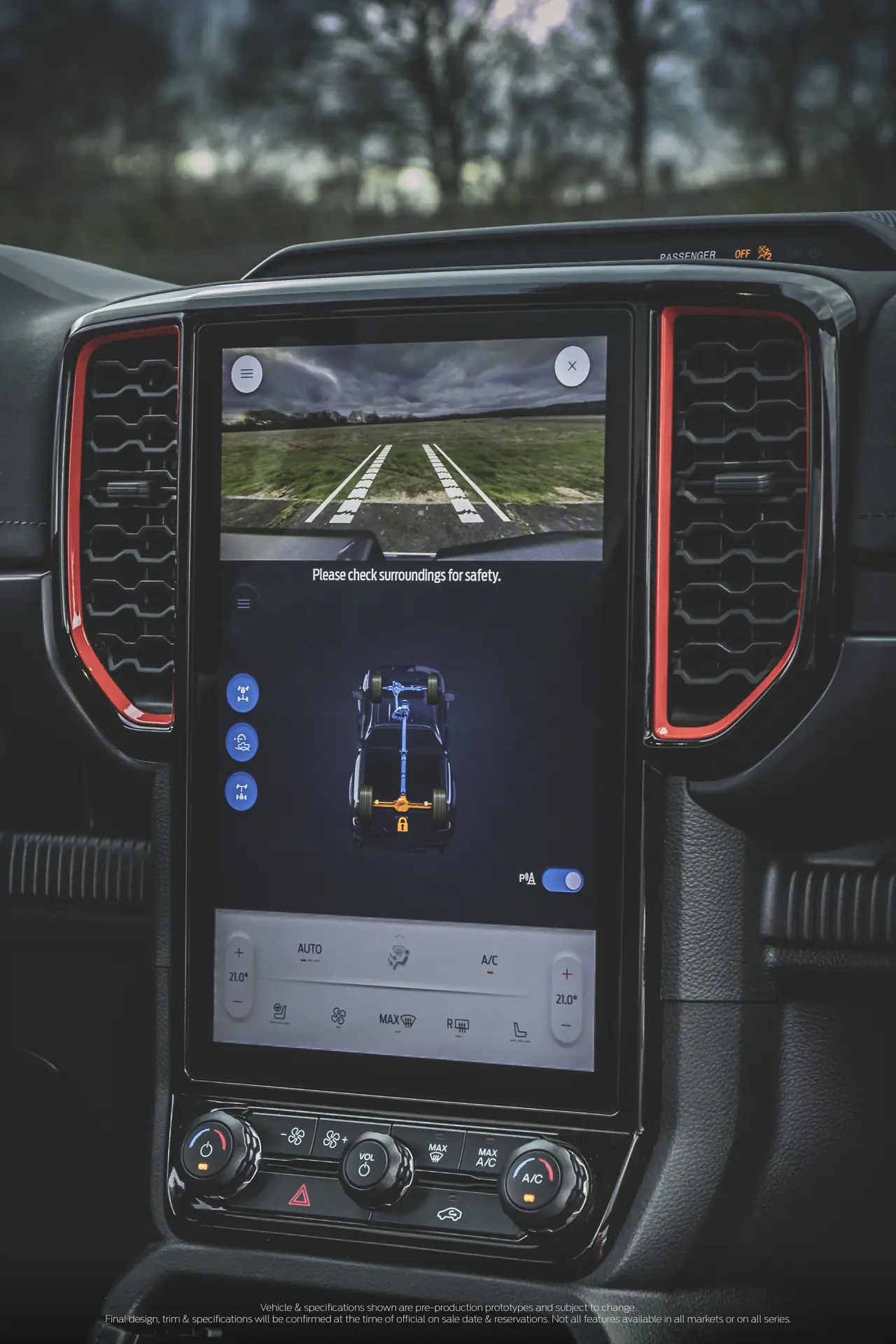Pantalla SYNC 4 Ford Ranger Raptor