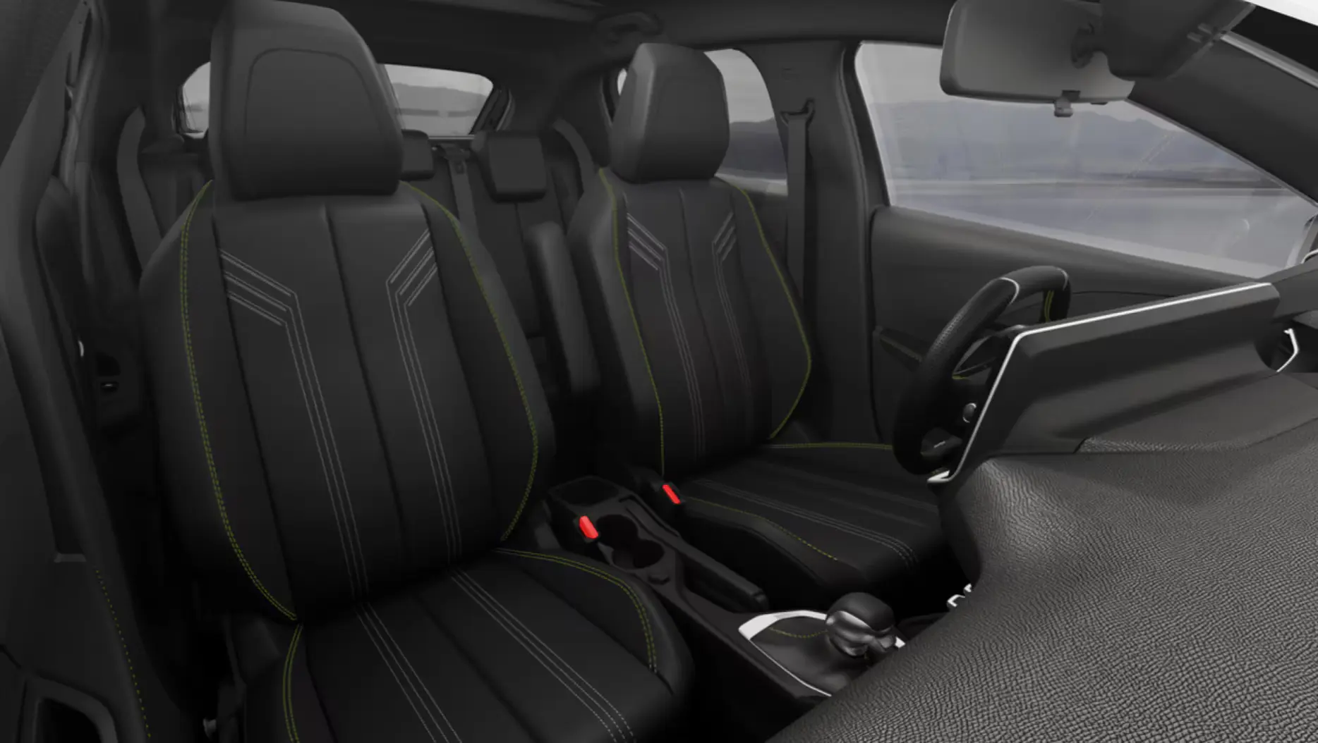 Peugeot 208 interior - Tablero