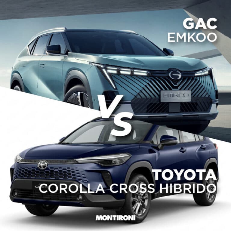 GAC Emkoo vs Toyota Corolla Cross híbrido