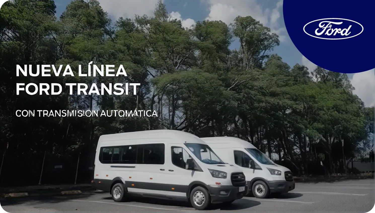 Nueva línea Ford Transit con transmisión automática
